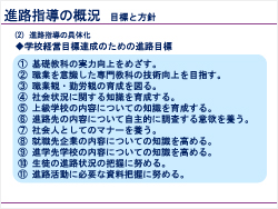 進路指導の概況